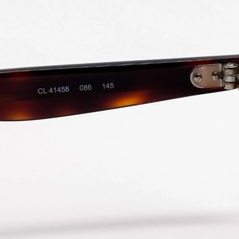 NEW CELINE CL41458 086 EYEGLASSES WOMEN HAVANA ROUND EYEWEAR CELINE